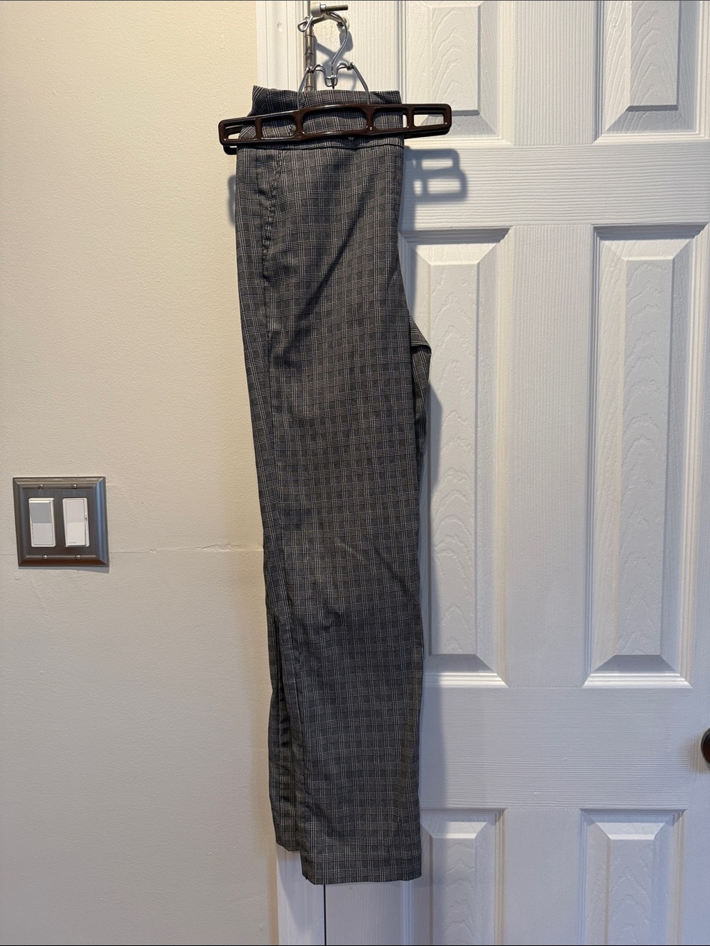 Women’s Gray Check Dress Pants
